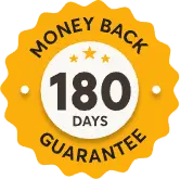 180 Days Money Back Guarantee